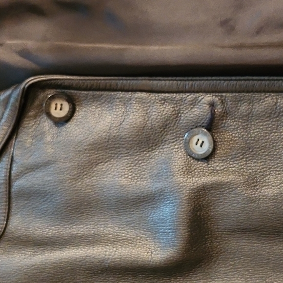 Guess Leather Coat L - Picture 5 of 5